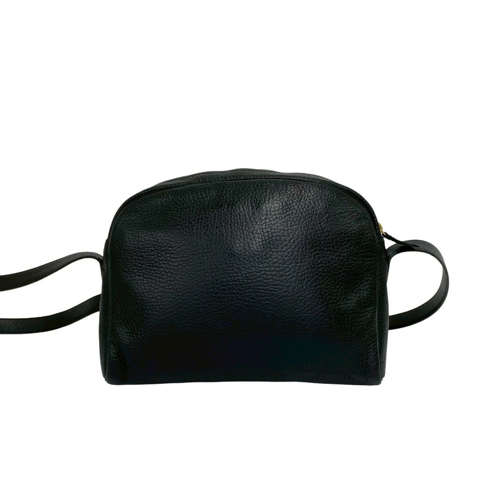 CHRISTIAN DIOR Vintage Black Leather Shoulder Bag - Picture 3 of 10